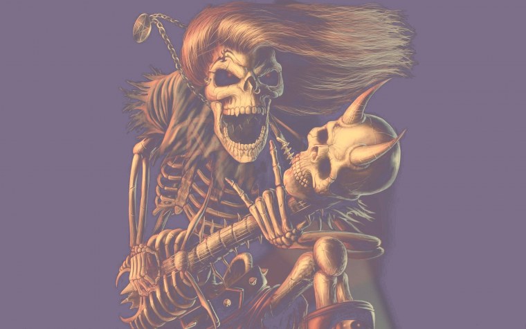 Обои скелет 4к