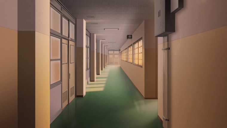 Школа внутри аниме