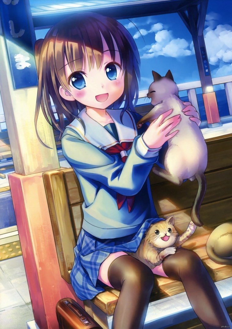 Корзина компьютера в стиле аниме