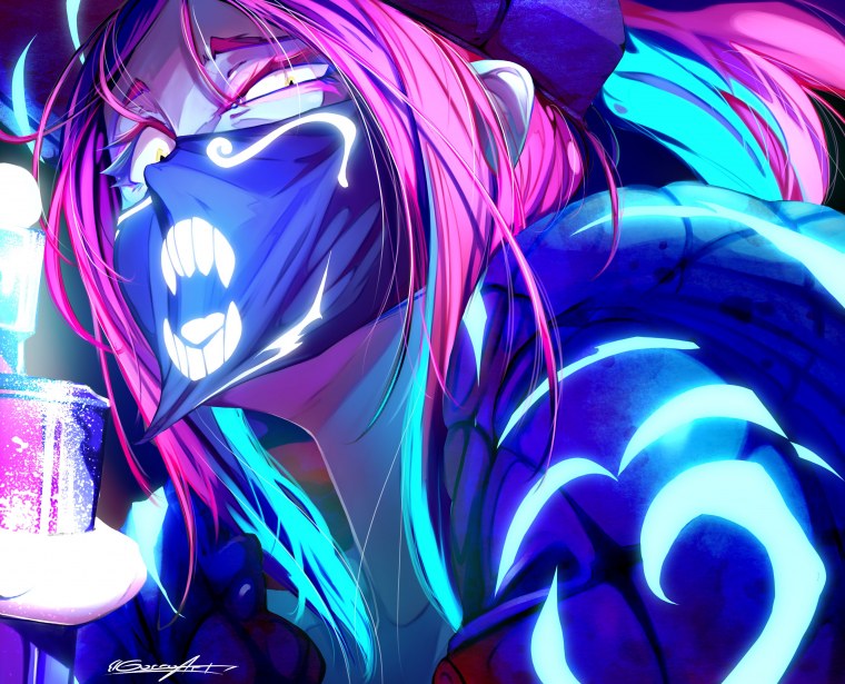 Яркие аниме девушки