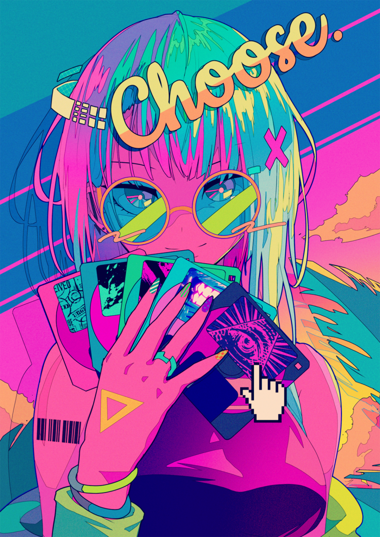 Мадока Магика аниме психоделика