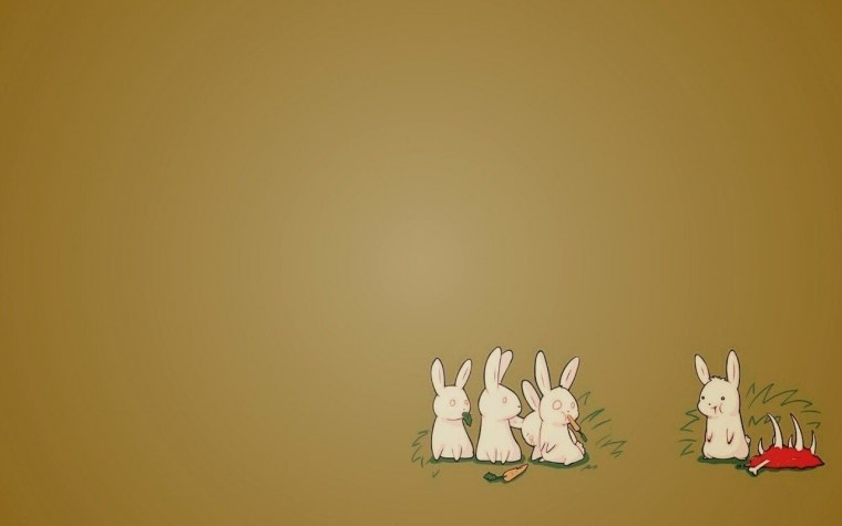 Фон с зайцами