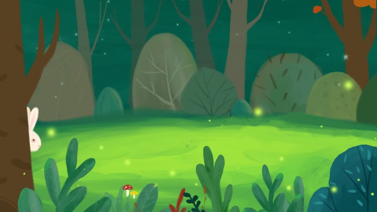 Стилизованные фоны детские зайки