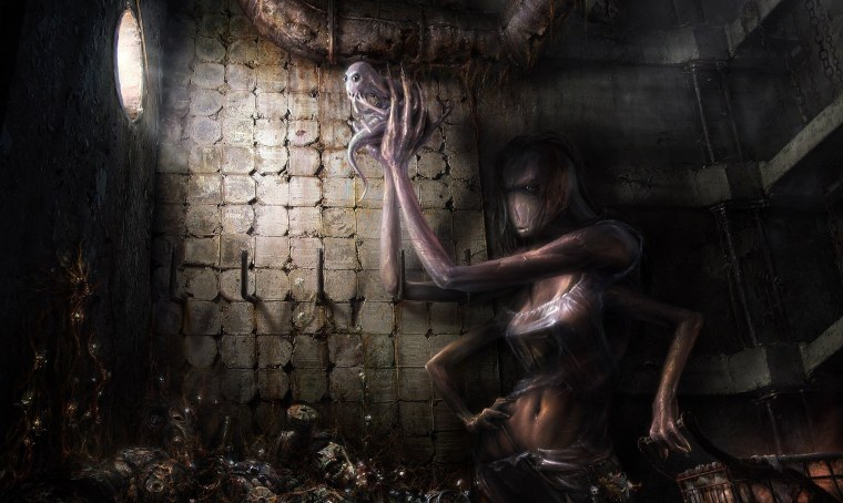 Страшный фон