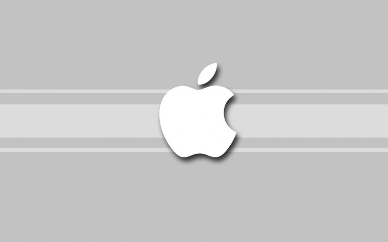 Серый логотип Apple