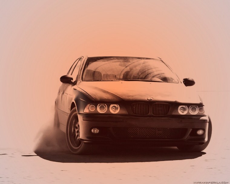 Черная БМВ 1920 1080