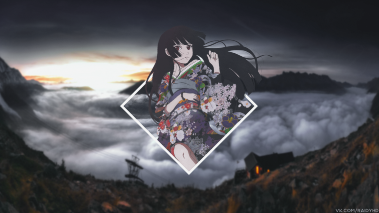 Аниме на экран блокировки компьютера