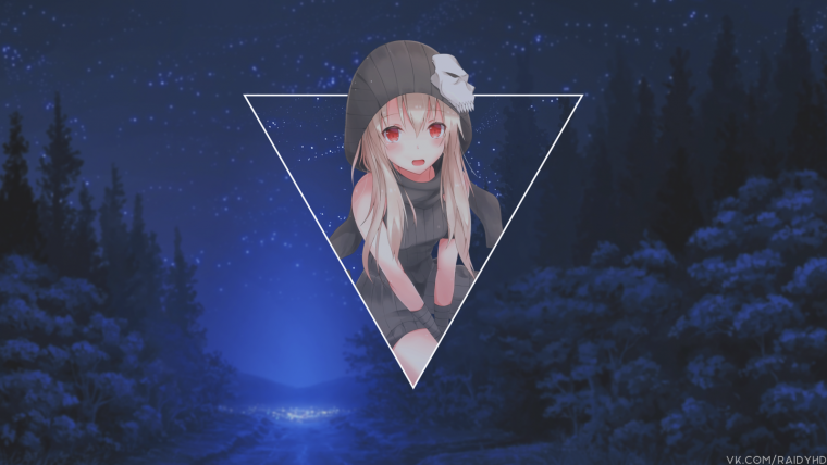 Заставка на рабочий стол аниме девушки