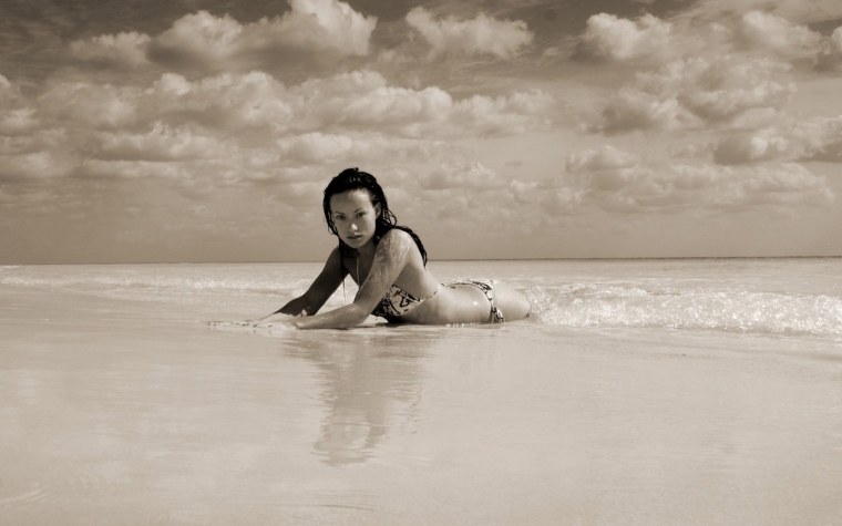 Оливия Уайлд чб