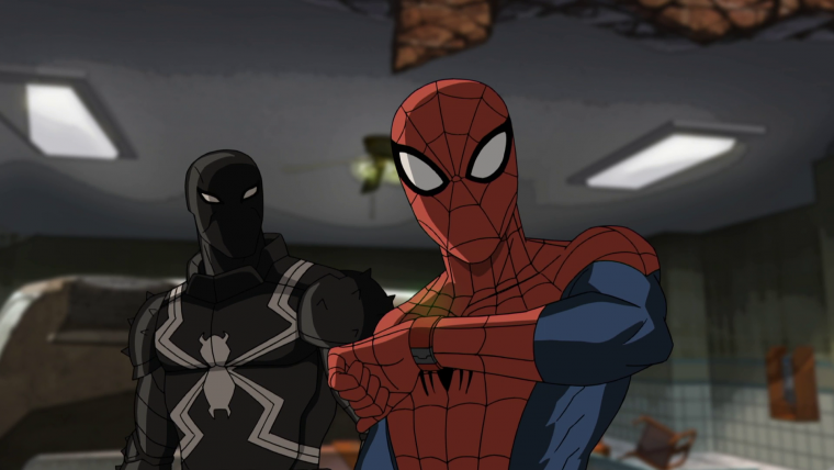 Человек паук злится