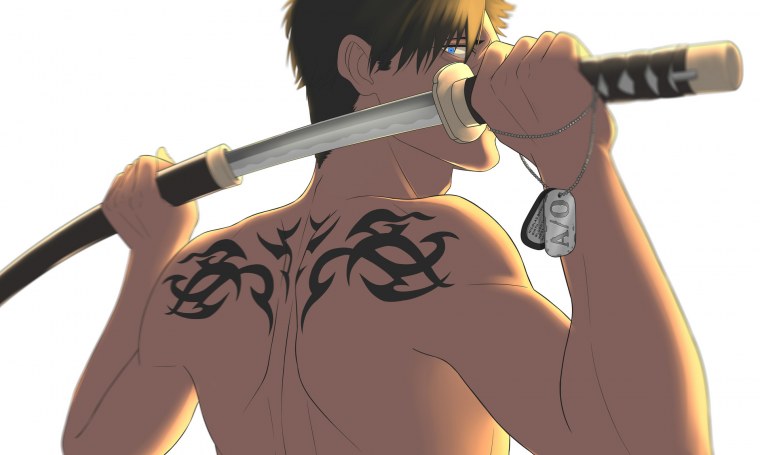 Аниме парни с пирсингом