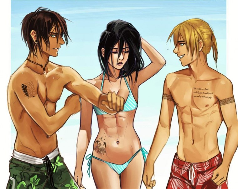 Рирен атака титанов