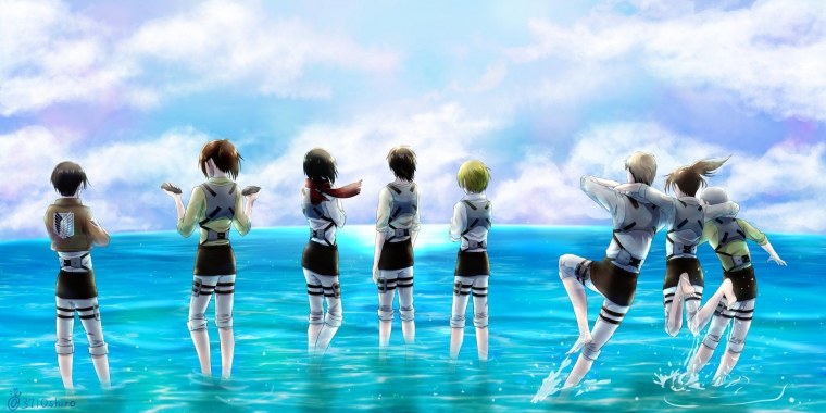 Атака титанов океан