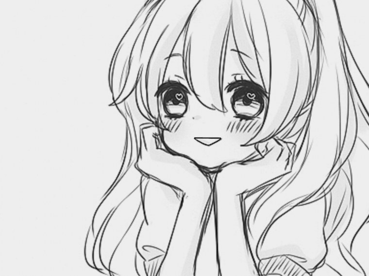 Аниме карандашом