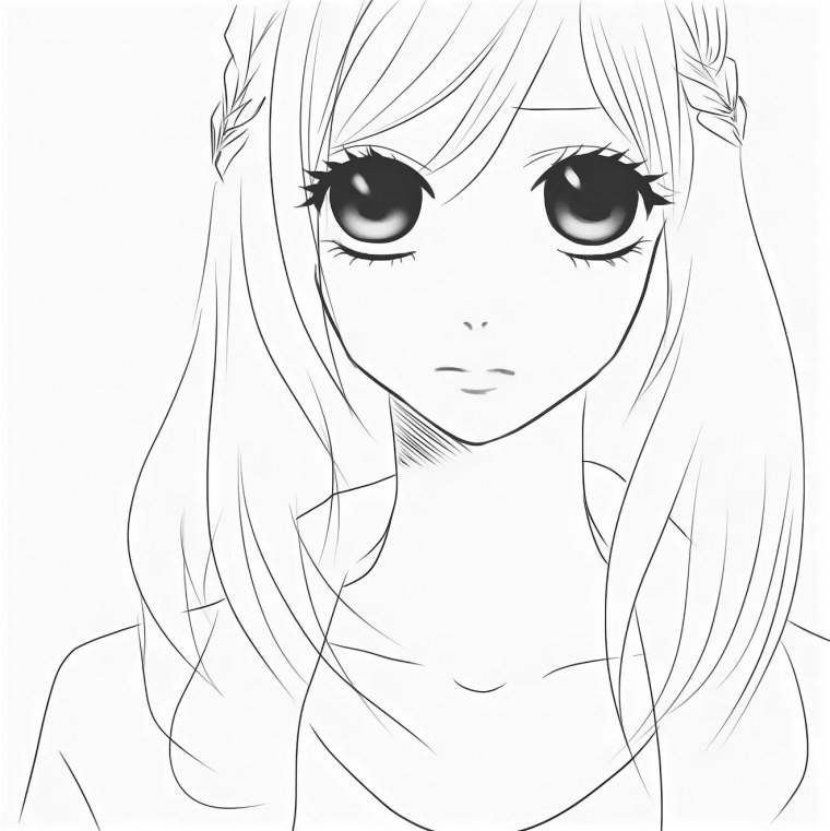 Аниме рисунки карандашом