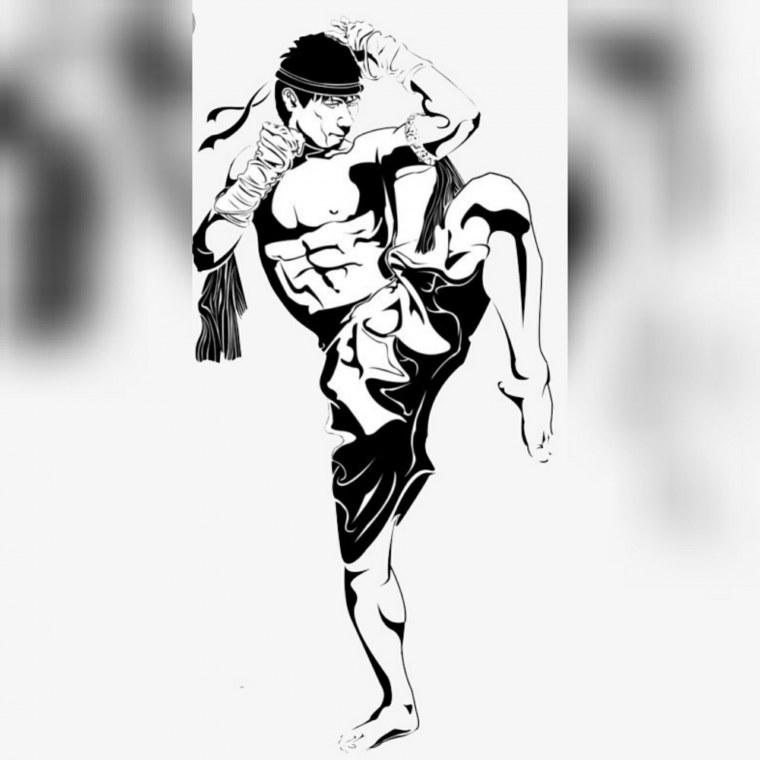 Тайский бокс наклейки