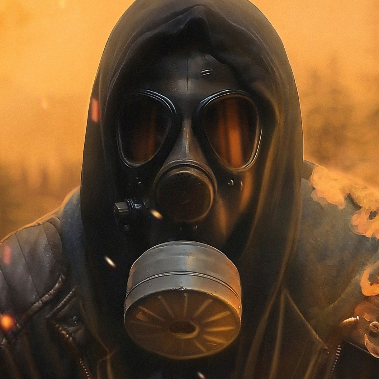 Сталкер 2 чел в противогазе
