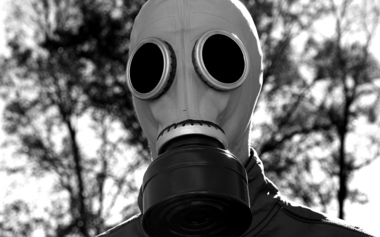 Противогаз с наушниками