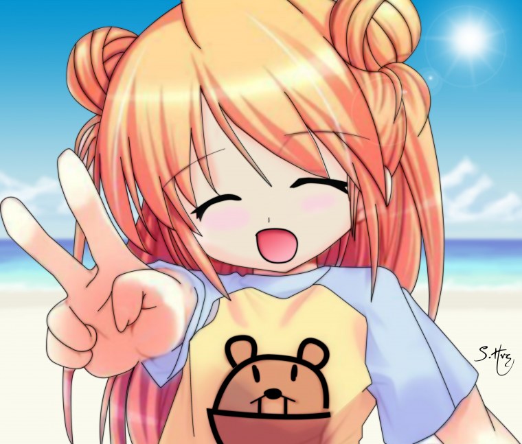 Kafuu Chino неко