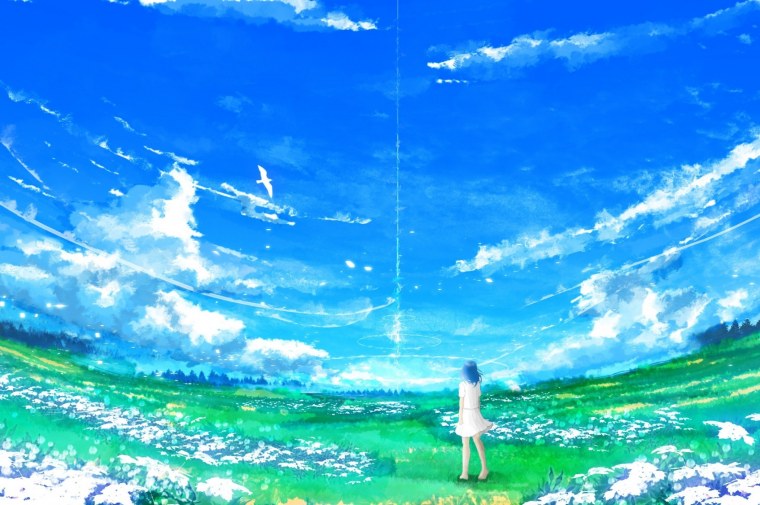 Пейзажи из аниме