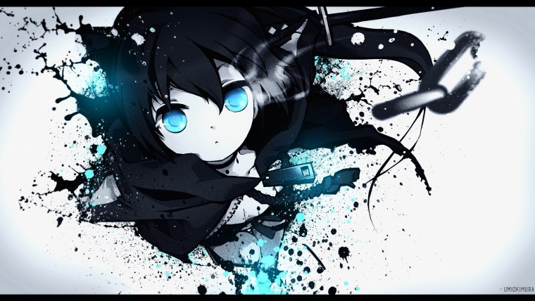 Аниме на черном фоне