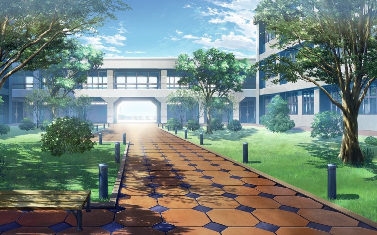 Аниме фон улица