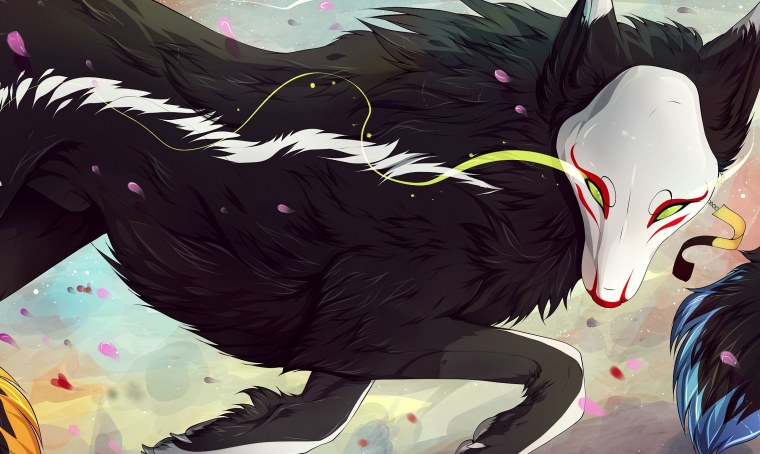 Кицунэ демон Лис