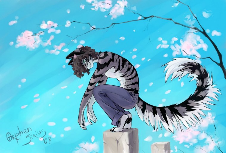 Кицунэ лиса фиолетовая