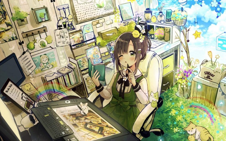 Аниме девушки этти