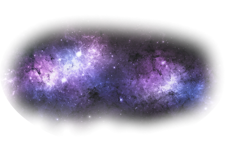 Космос на белом фоне