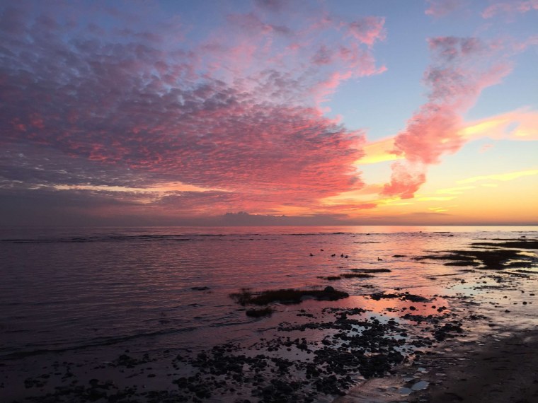 Закат на финском заливе