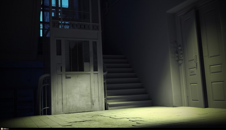 Старый лифт