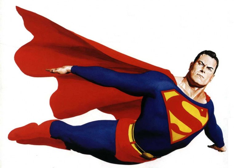 Супергерой летит