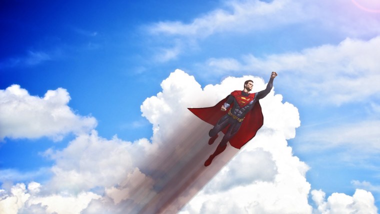 Супермен в полете