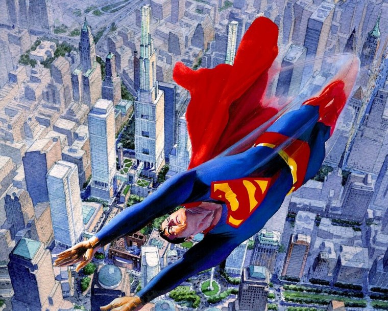 Супермен в полете