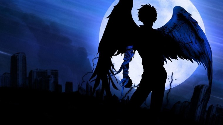 Айон черные Крылья ангела