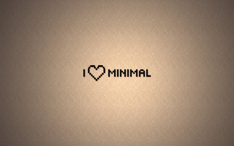 Минимализм надпись