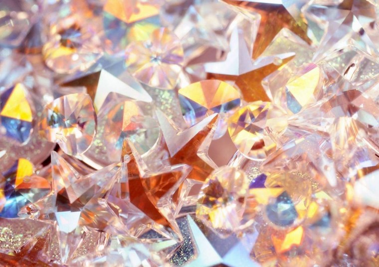 Желтые бриллианты россыпь