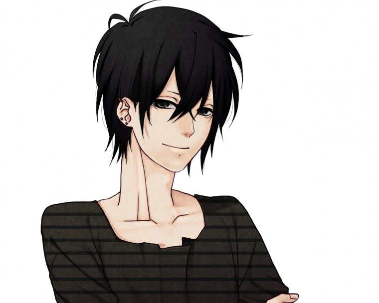 Аниме персонажи с синими волосами