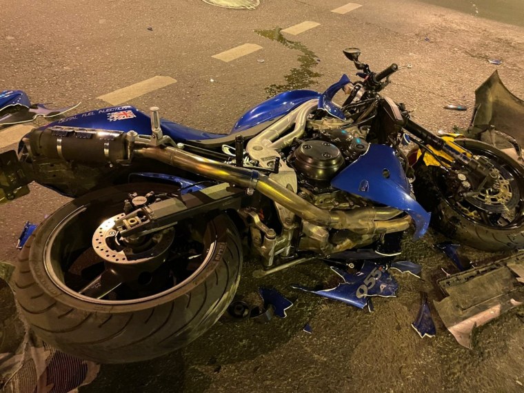 Жуткие аварии на мотоциклах
