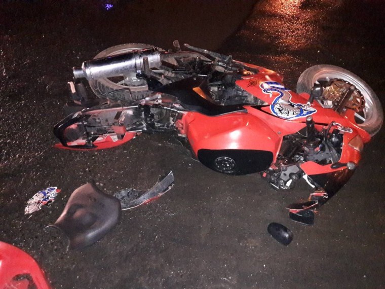 Авария на мотоцикле Восход