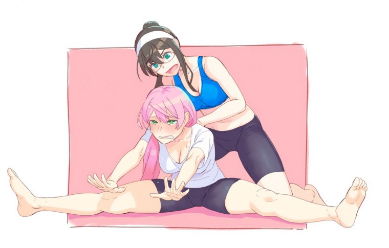 Аниме facesitting