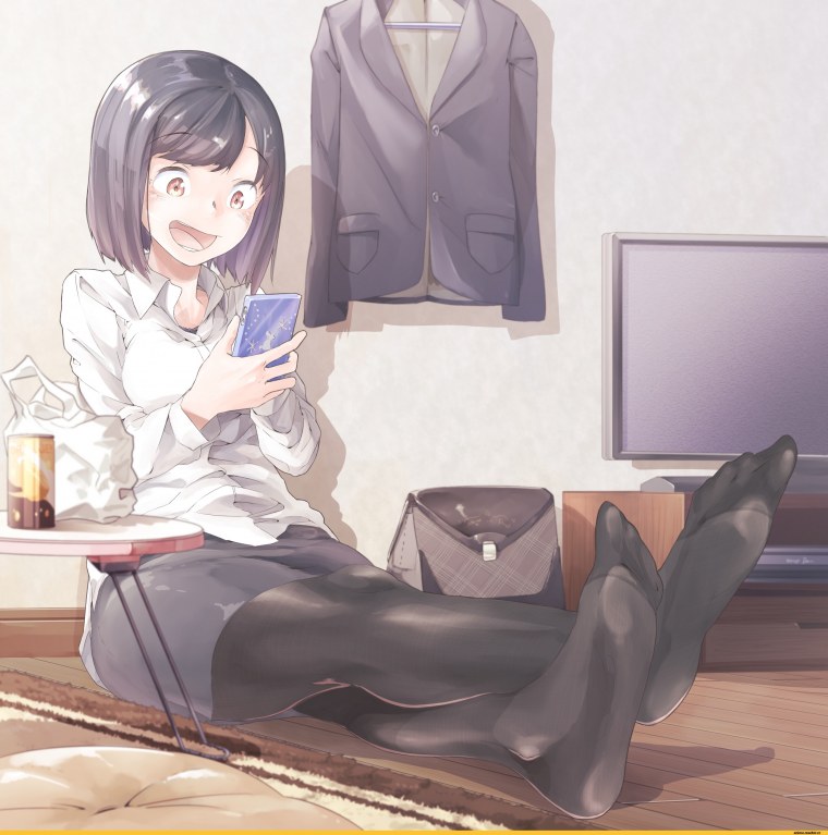 Усталость аниме арт