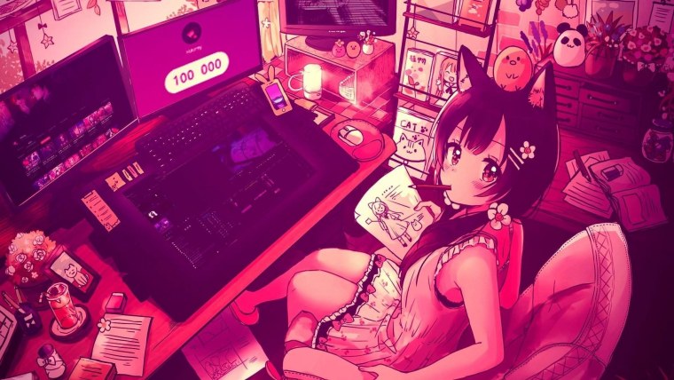 Девушка геймер