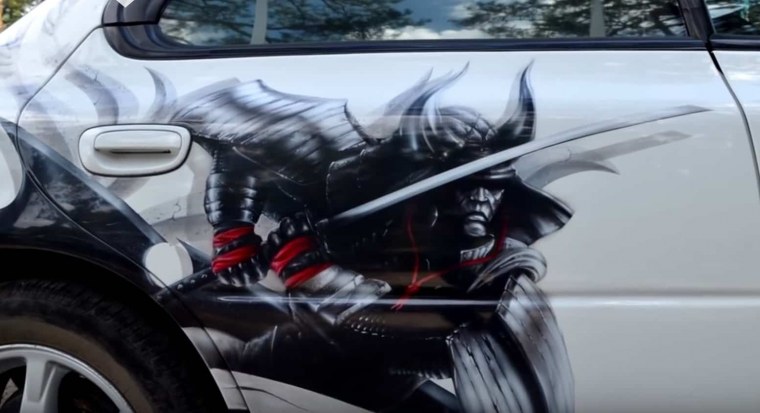 Японская аэрография на авто