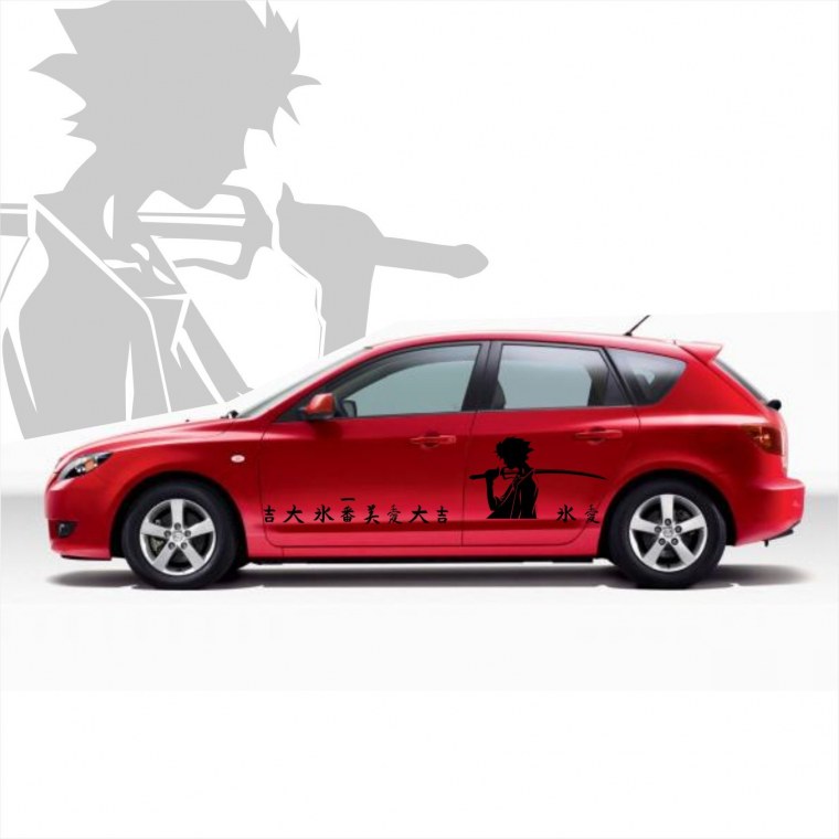 Тойота Марк 2 90 Самурай черный с наклейками