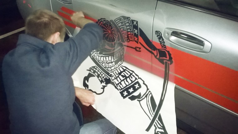 Аэрография катана