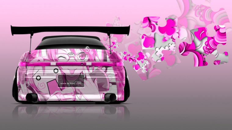 Винил на авто в японском стиле