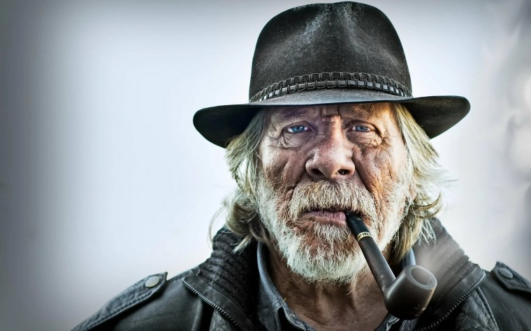 Старик в шляпе