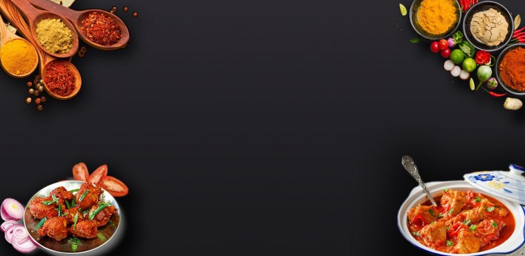 Баннер с едой для кафе